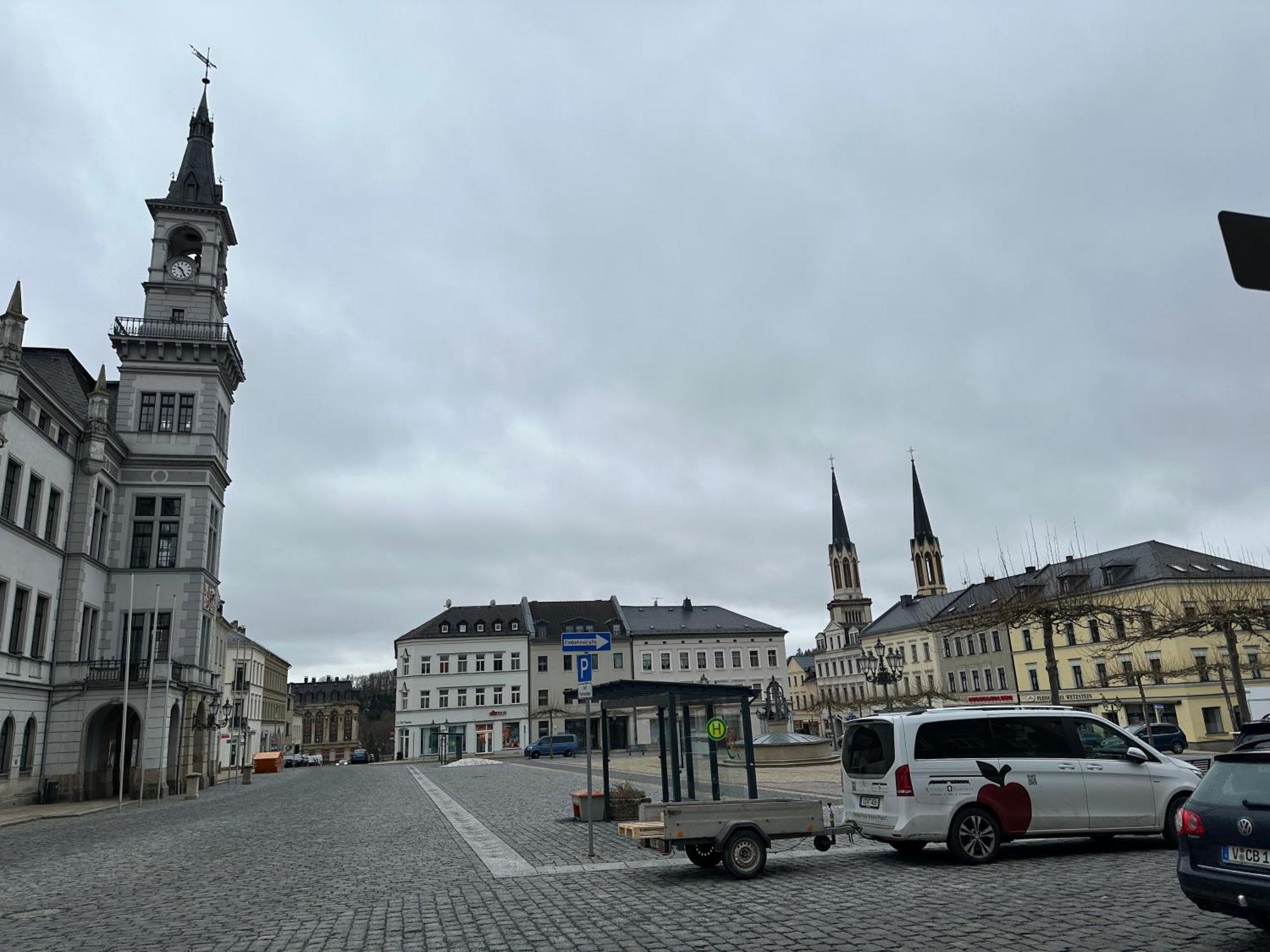 Ein Zimmer Wohnung Am Markt Oelsnitz  Екстериор снимка